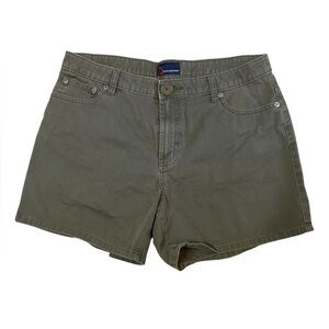 Nautica Green Jean Shorts Relaxed Fit